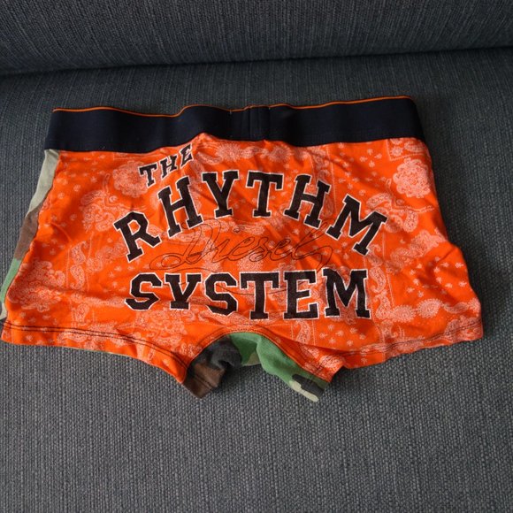 Diesel The Rhythem System Camo Boxer Briefs Size S - Picture 3 of 11